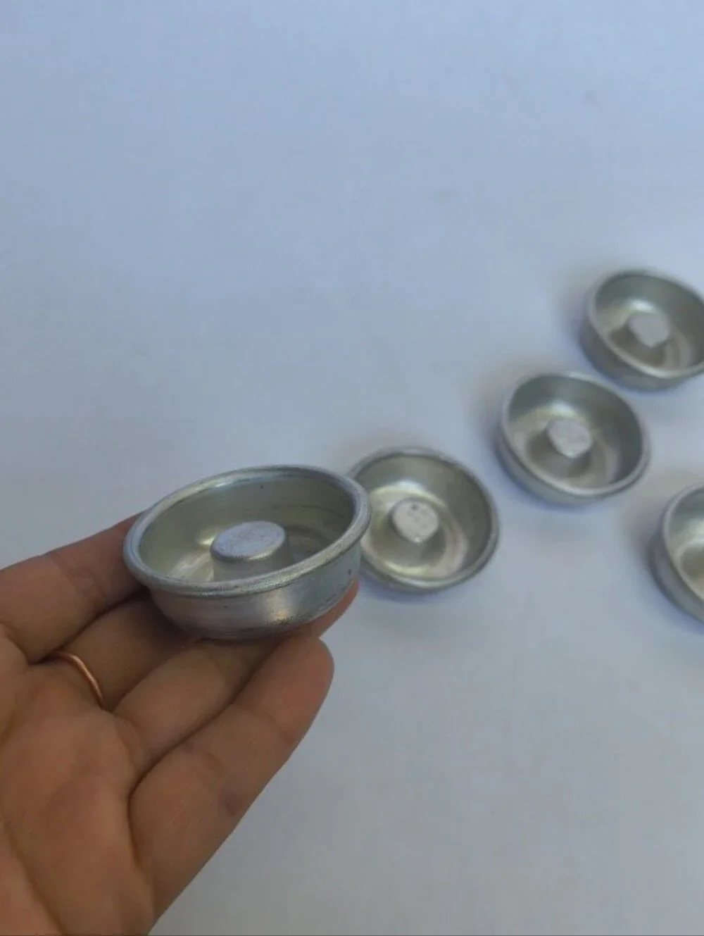 VINTAGE | Miniature Jello Baking Bunt Pans Aluminum Set Of 5 2